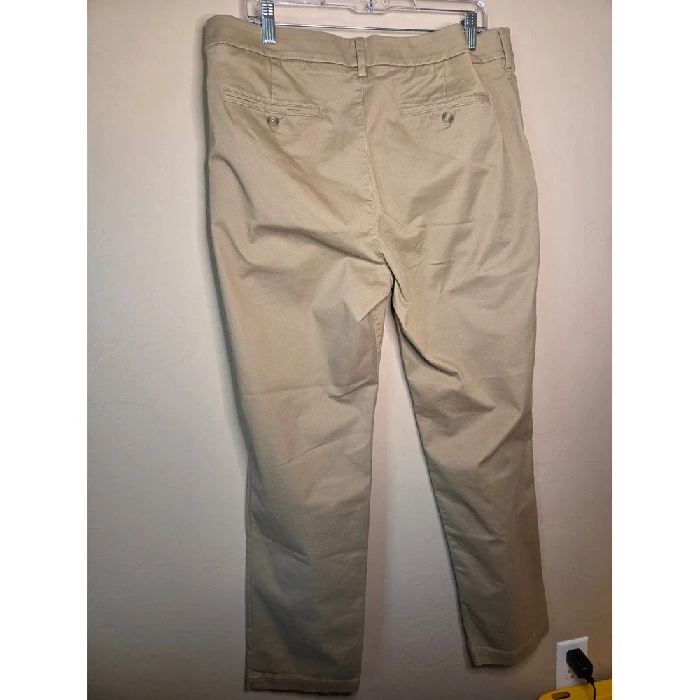 Express Men's Chino Pants Khaki Stretch Cotton 36x32